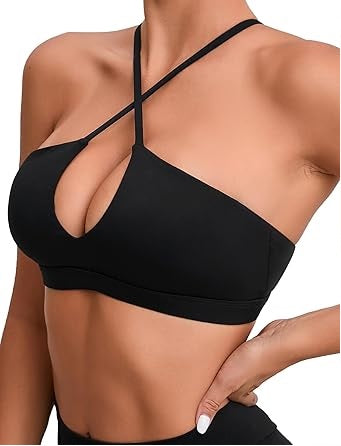 Curvear Women's Padded Cross Back Breathable Sports Bra for Gym, Yoga & Running, Offering Ultimate Comfort and Support