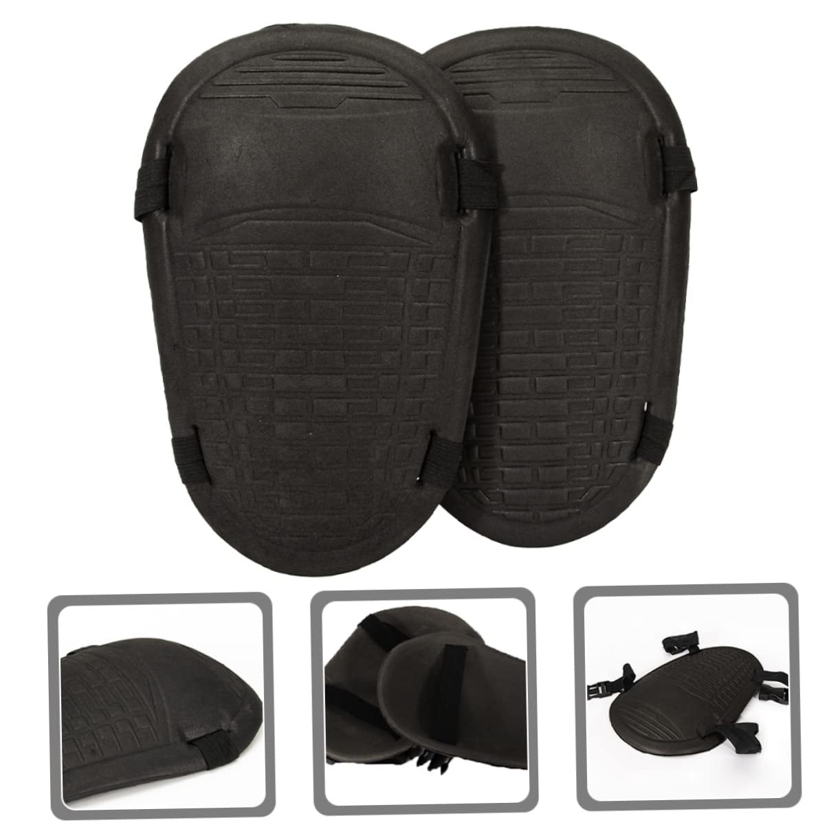 Curvear 1 Pair Ice Fishing Knee Pads Protective Gear Hiking Anti-shock Warm Support Outdoor Sports Winter New