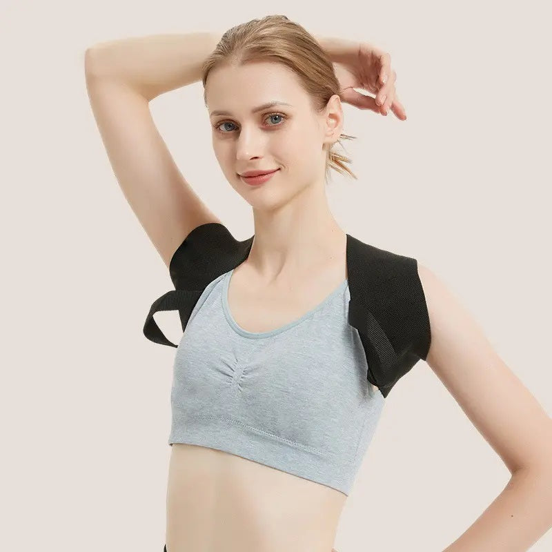 Curvear Adjustable Back Posture Brace, Upper Back Initiated Lumbar Belt, Clavicle Spine, Protruding Body