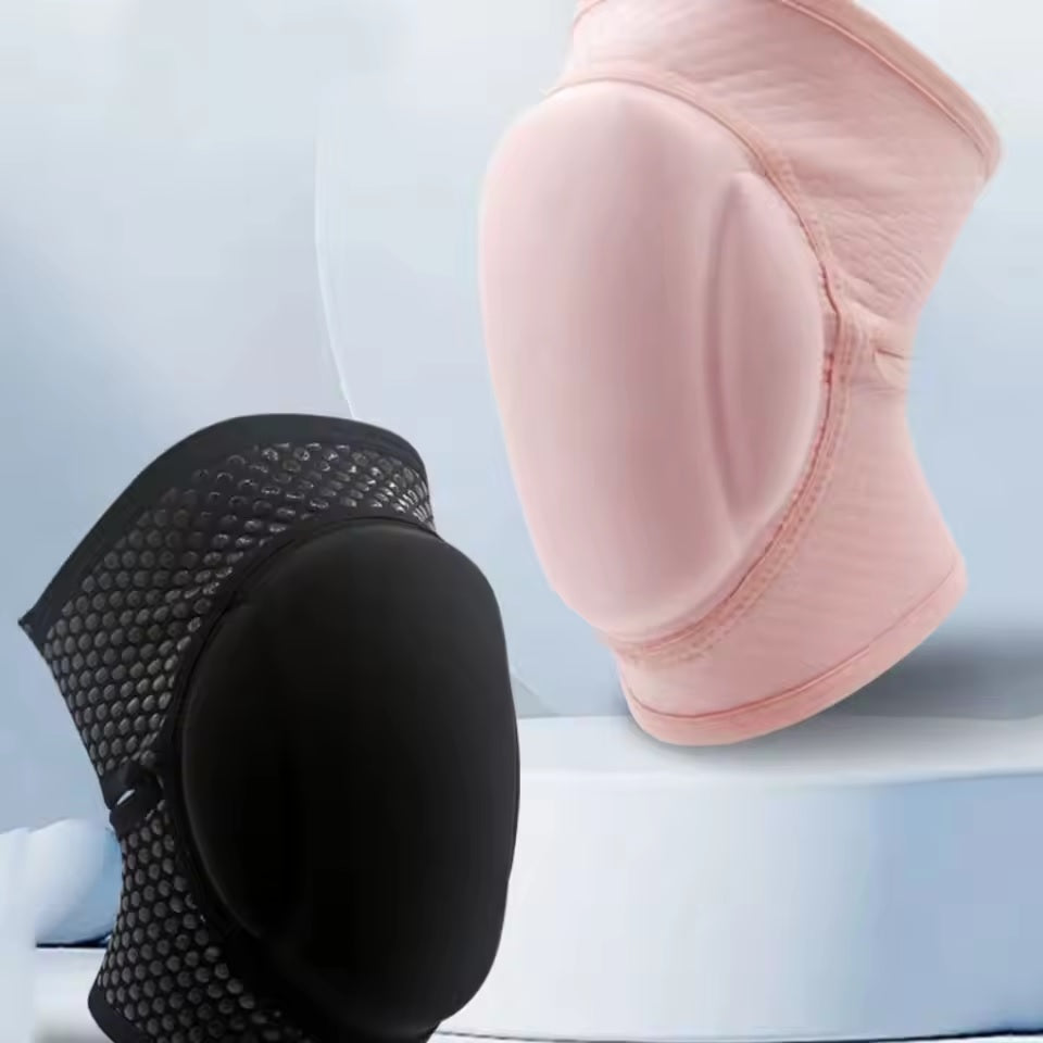 Curvear Women's Elastic Anti-Collision Knee Pads for Gym, Yoga & Dance, Soft Support for Comfort and Protection