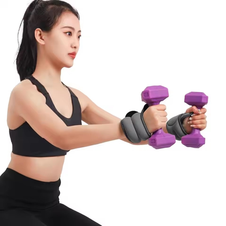 Curvear Waterproof Ergonomic Wrist Weights Set for Strength Training with Thumb Loop & Breathable Sandbags