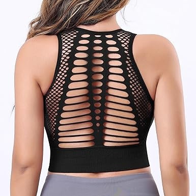 Curvear Seamless High Impact Sports Bra for Women, Hollow Fabric Keep You Cool And Dry for The Most intense Workouts 2 pack