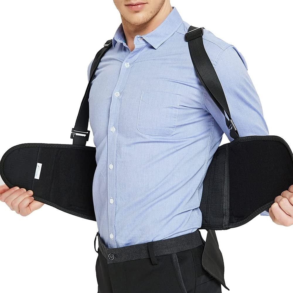Curvear Adjustable Waist Support Belt Working Lumbar Lower Back Brace Support Belt Back Pain Relief, Injury Recovery, Heavy Lifting Support, Back Brace