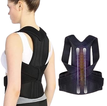 Curvear Adjustable Posture Corrector - Back Straightener for Upper/Middle Spine