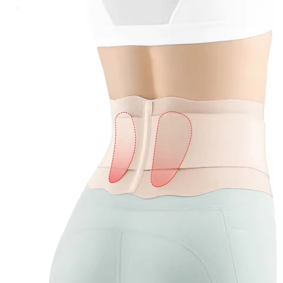Curvear Unisex Breathable Lumbar Support Belt, Lower Back Support Belt & Otolaryngology Institutes, Support Belt for Contrast Atticus, Scoliosis, Herniated Disc