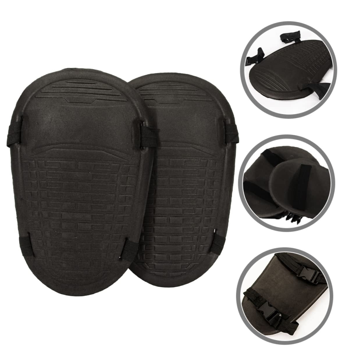 Curvear 1 Pair Ice Fishing Knee Pads Protective Gear Hiking Anti-shock Warm Support Outdoor Sports Winter New