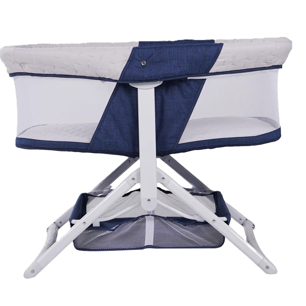 Curvear Adjustable Baby Bassinet & Bedside Sleeper: Portable Crib for Infant/Newborn with Easy Access & Comfort.