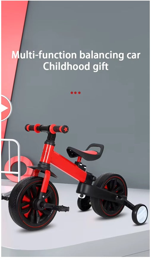 Curvear Lightweight Portable 3-in-1 Kids Trikes Tricycle Ideal for 10 Months to 4 Years Old Boys Girls, Balance Training.