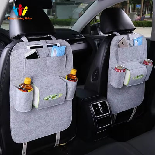 Kids Shopping Cart Universal Organizer Storage Back Seat Bags Baby Child Safety Car Seat Back Bag Shopping cart seat Covers