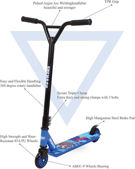 Curvear New Aviation Aluminum Alloy Kids Baby Scooter, Professional Extreme Sports, Freestyle, Street Surfing, Stunt Scooter.