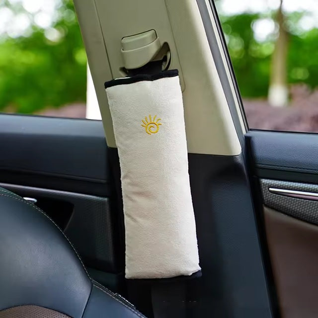 CUURVEAR Universal Car Seat Belt Cover Shoulder Cushion For Kids Adults Travel Pillow Safety Belt Cover Neck Protection Pad Accessories. 2 piece