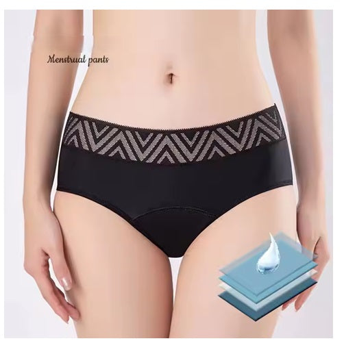 Curvear Menstrual Panties Leak Proof Women Underwear Period Panties For Women High-waisted.