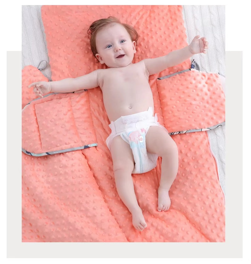 Curvear baby Sleeping Bag Anti-Kick, Safe Cotton Sleep Bag for Infants 0-12 Months, Comfortable, Cute Design for Boys and Girls.