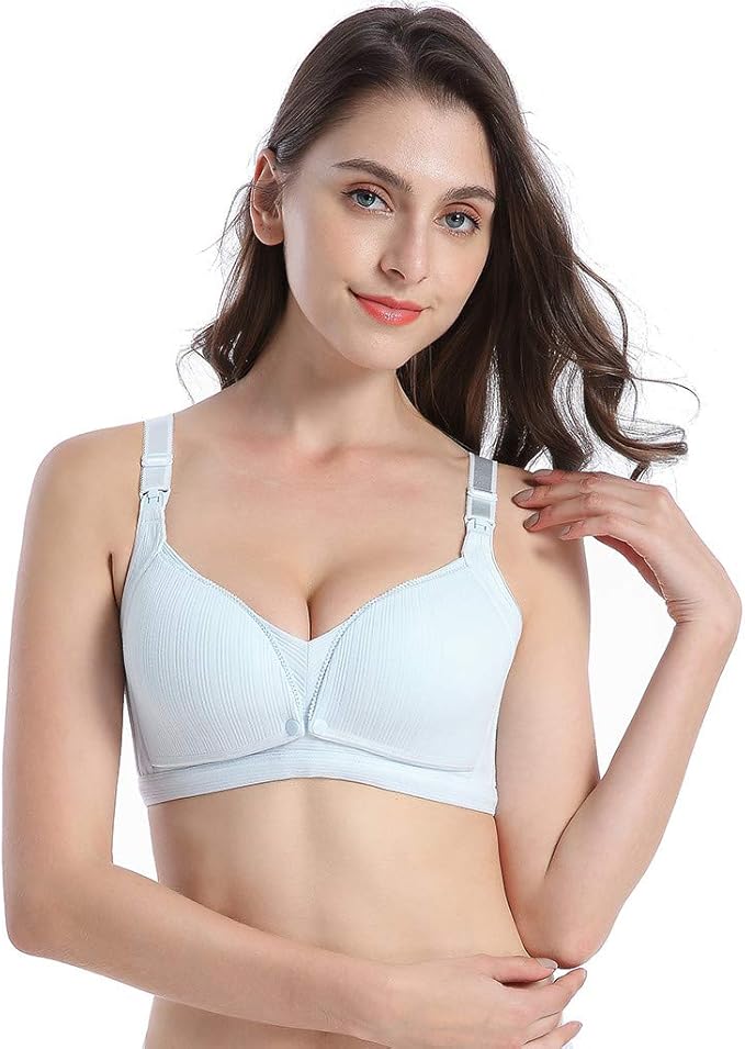 Curvear Seamless Nursing Bra Motherhood Maternity Bra Breathable Pregnant Women Breastfeeding Bra.