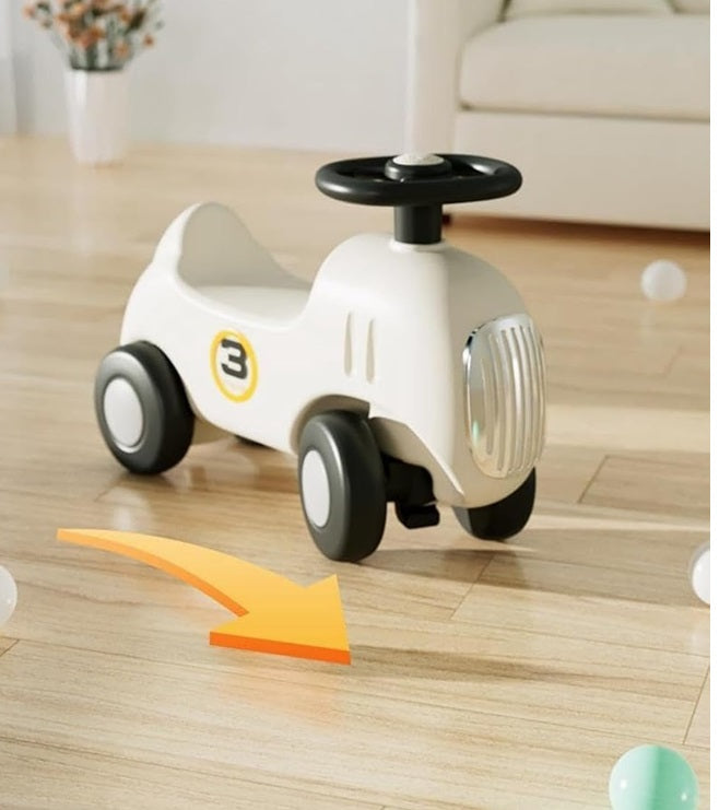 Curvear 1-5 Years Old Kids Ride On Toy Foot Kick 1-3 Years Old Riding Toy with Balance Board Baby Rocking Toy for Baby Girls and Boys Riding Toy