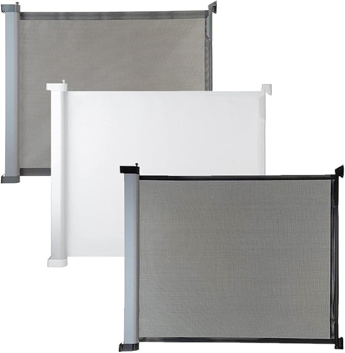 Curvear Gate for Stairs, Mom's Choice Awards Winner-Dog Gate for Doorways, Auto Close Safety Pet Gate for Dogs Indoor, Easy Install Pressure Mounted Child Gate with Walk.