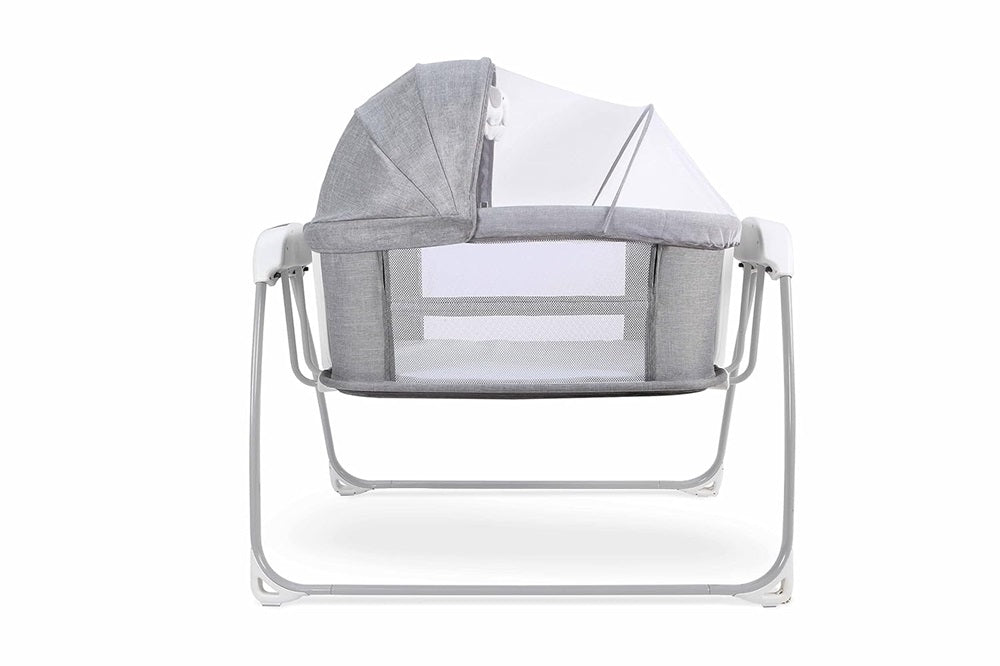Curvear Adjustable Baby Bassinet & Bedside Sleeper: Portable Crib for Infant/Newborn with Easy Access & Comfort.
