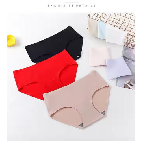 Seamless Panties Women Sexy Panties Briefs Ice Silk Underwear Women Tanga Women Sexy Lingerie String Femme Bragas Stringi. 3 piece