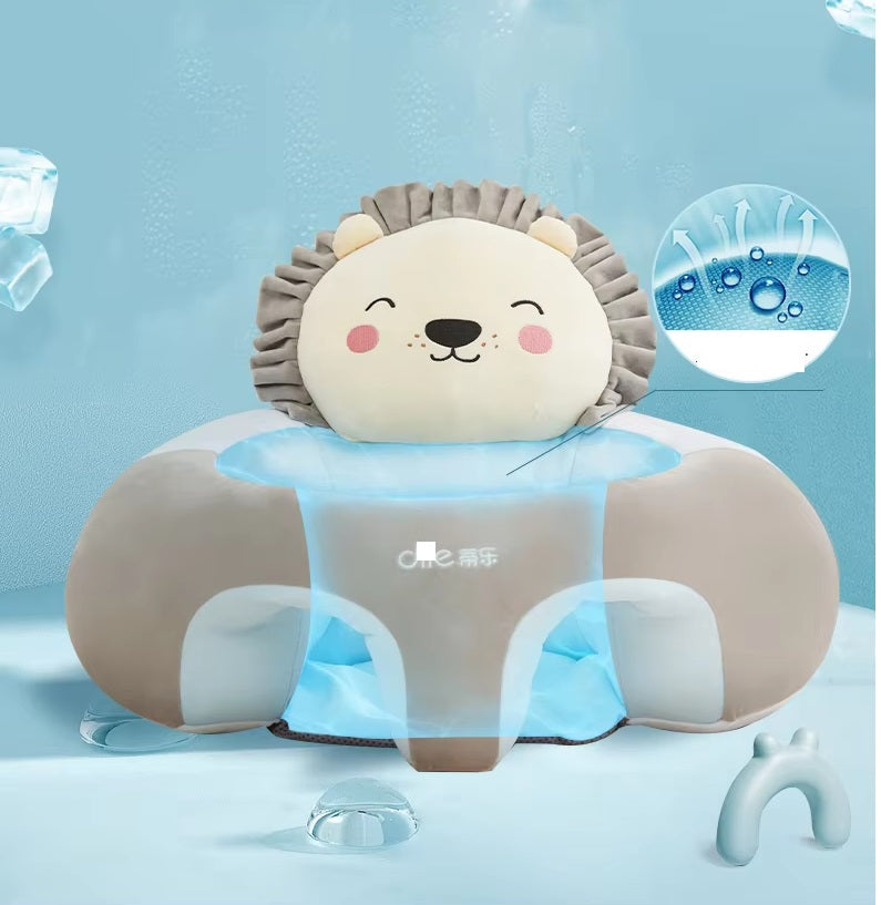 CURVEAR Baby Infant Dining Chair Practice Learning to Sit without Hurting Spine Drop-Resistant Training Seat Sofa