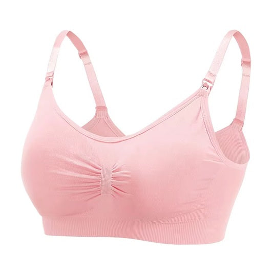 Curvear High Quality Plus Size Nursing Bra Breathable Women Breastfeeding Underwear Seamless Maternity Bra Push up.