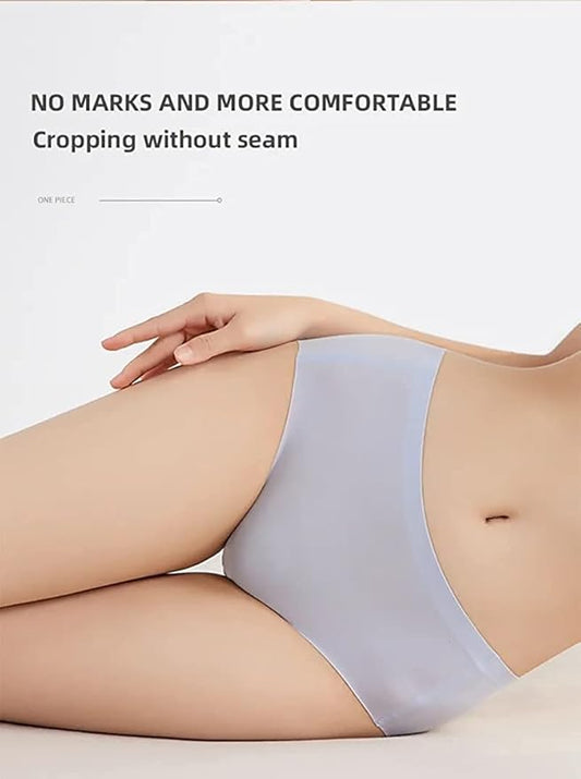 Seamless Panties Women Sexy Panties Briefs Ice Silk Underwear Women Tanga Women Sexy Lingerie String Femme Bragas Stringi. 3 piece