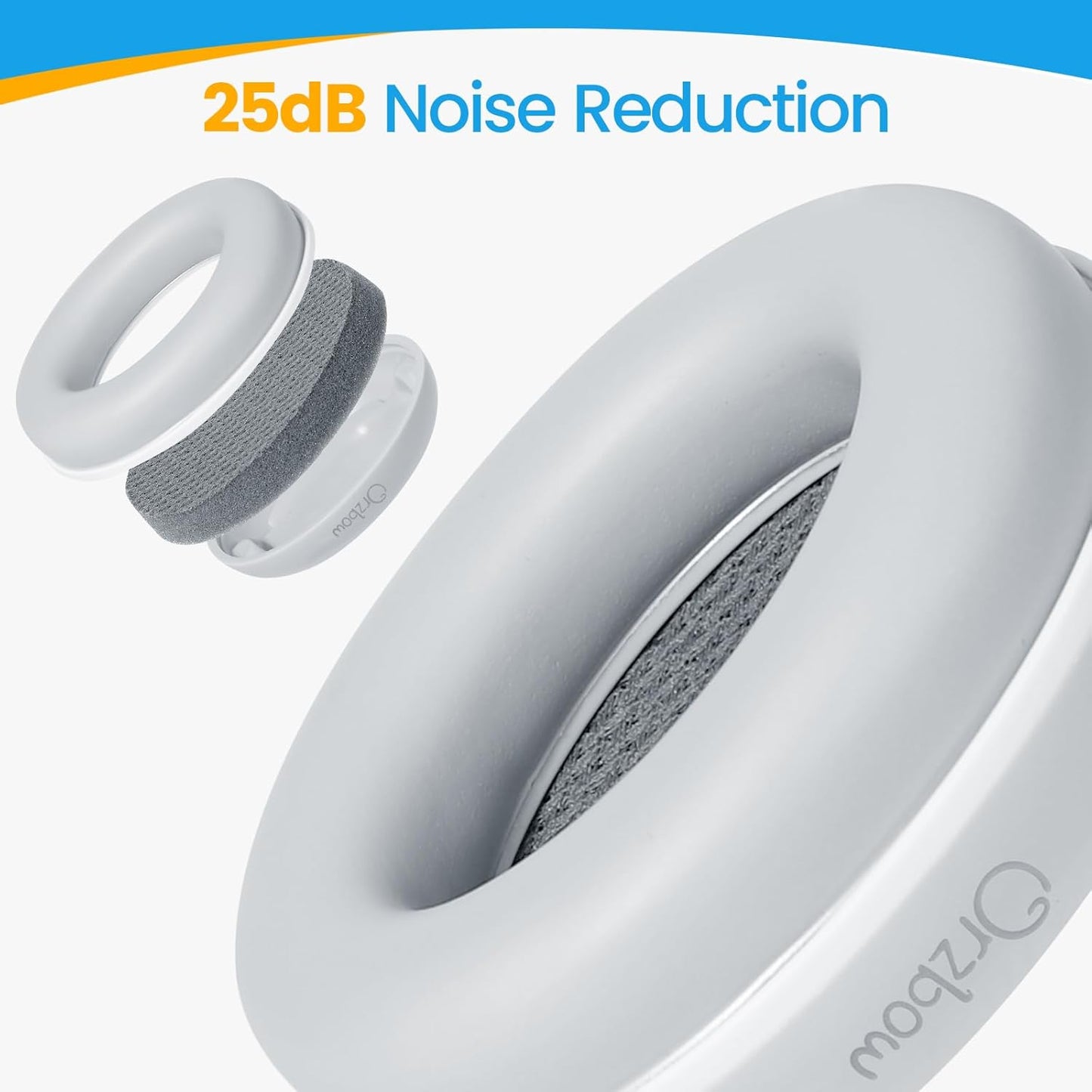 Curvear Infant Ear Protection Noise Cancelling Baby Ear Muffs Noise Cancelling Headphones Ear Muffs for Babies & Toddlers 0-3 Years.