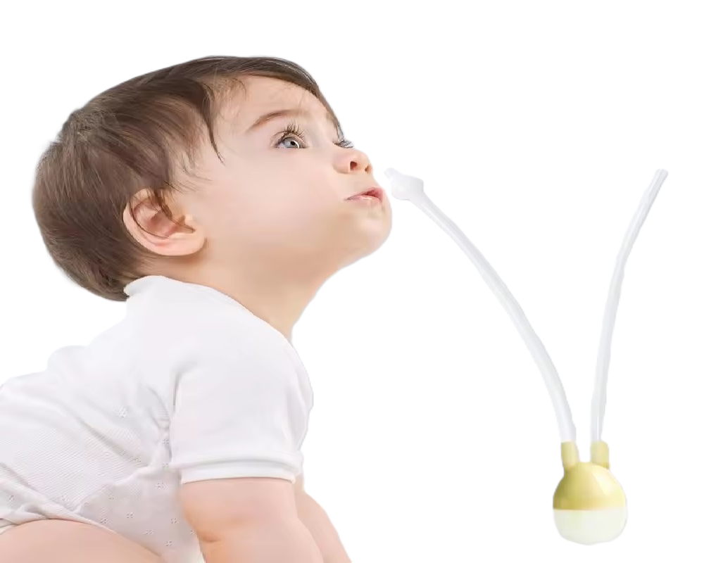 Curvear Newborn Baby Vacuum Suction Nasal 5 piece Aspirator, Safety Nose Cleaner, Infant Nasal Care and Cleaning