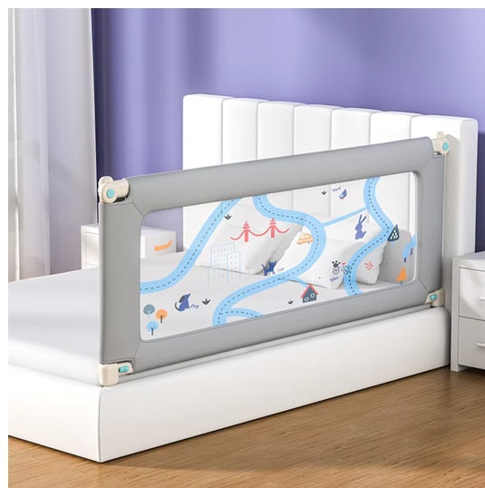 CURVEAR ®️Portable Guard Side Bed Fence – Protective Baby Bed Rail for Toddlers, Kids Safety Products, Bedroom Protection