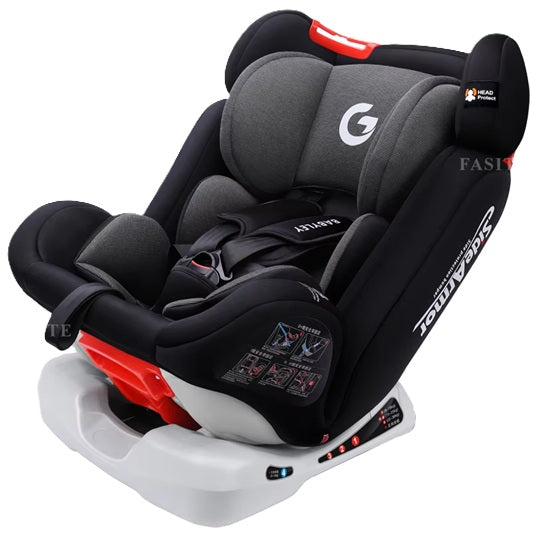 Curvear Baby Child Safety Car Seat with 360 Rotation for 0-12 Year Old - Adjustable, Comfortable, and Secure Baby Car Seat.