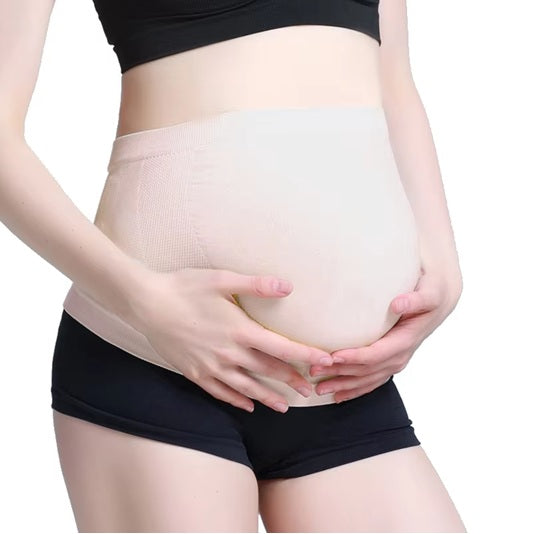 Curvear Pregnancy Support Belt, Maternity Belly Band Tight Weaves Nylon Improves Bearing Capacity High Elastic Fabric for Daily Use for Pregnant Women.