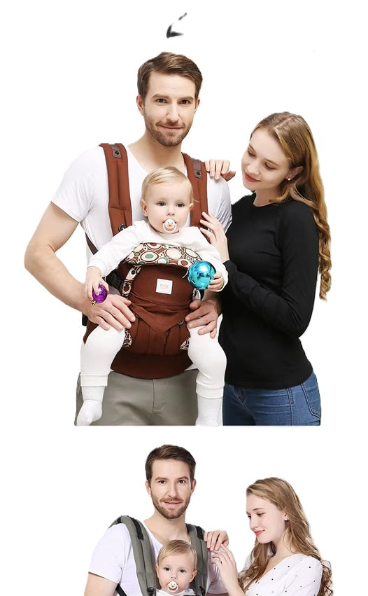 Curvear Children's Baby Carriers, Front and Rear Dual-use Newborn Scarves, and Baby Baby Products for Carrying Babies on Their Backs.
