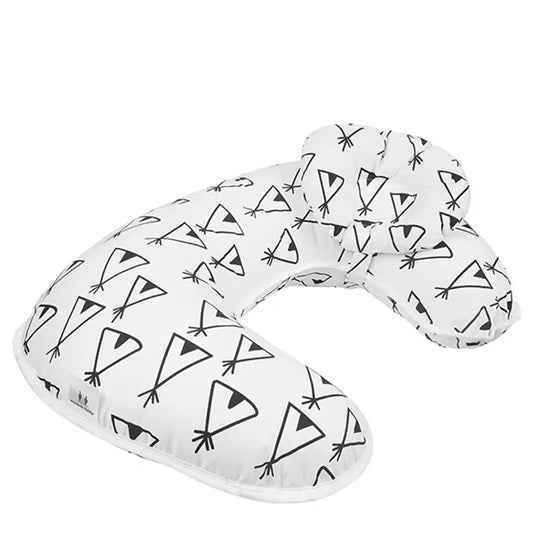 Curvear U shape mon lactation baby head protection nursing pillow avoid babies choking for breast milk.