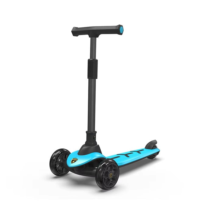 Curvear Scooter for Kids Ages 3-7 - Kids Scooters with Light Up Wheels & LED Deck, 3 Wheel Scooter for 3+ Year Old Girl Boy, 4 Level Height Adjustable Foldable Children Scooter Toddler Scooter