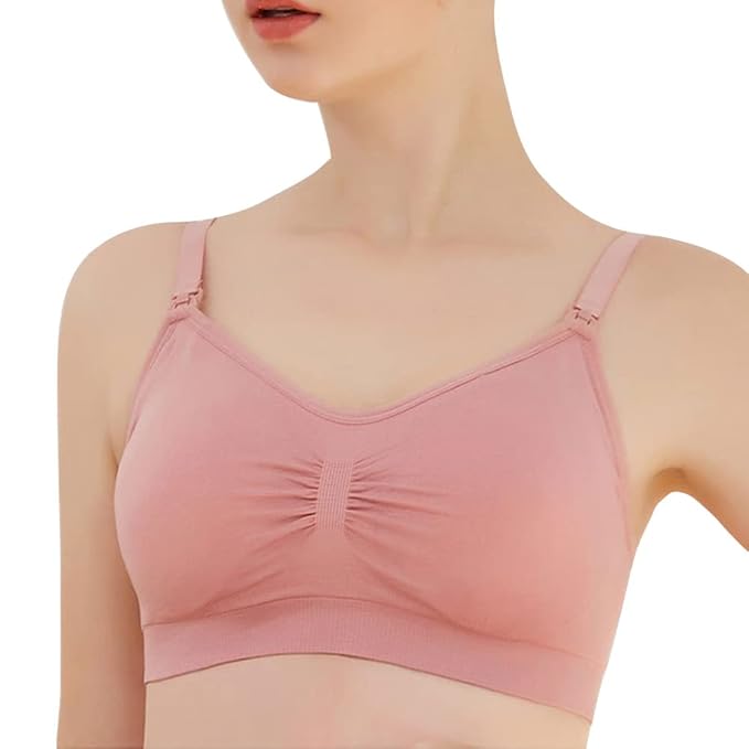 Curvear High Quality Plus Size Nursing Bra Breathable Women Breastfeeding Underwear Seamless Maternity Bra Push up.