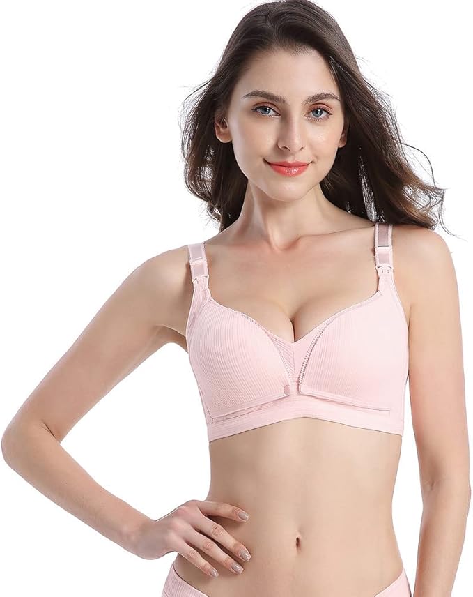 Curvear Wireless Maternity Bras for Women Nursing Bras Pregnancy Sleep Bralette Thin Comfortable Postpartum Bras