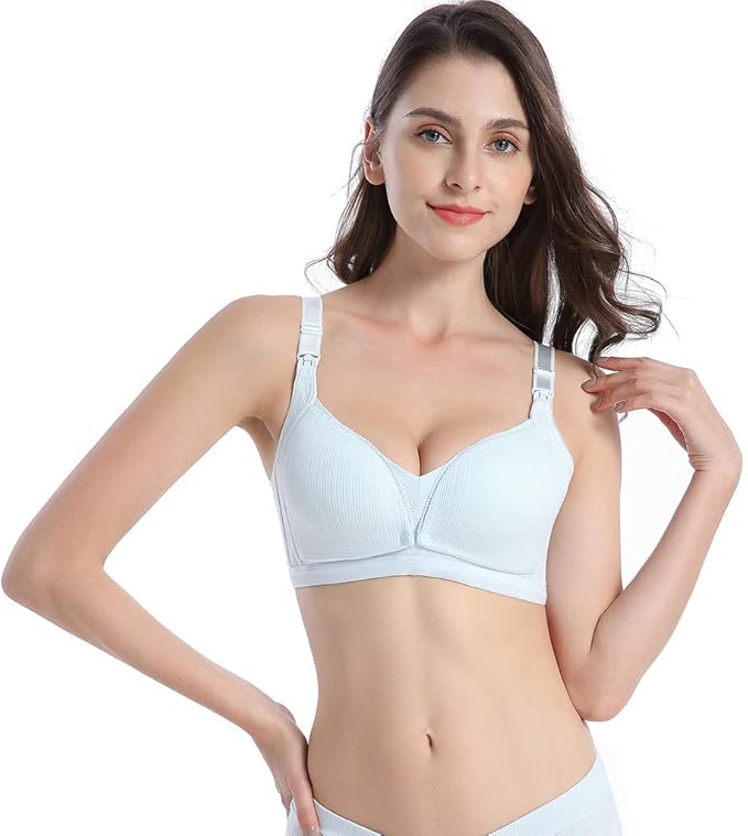 Curvear Wireless Maternity Bras for Women Nursing Bras Pregnancy Sleep Bralette Thin Comfortable Postpartum Bras