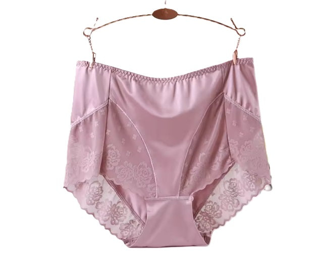 Curvear Sexy Lace Panties for women High waist Seamless Soft briefs Cotton crotch Summer lady's Elastic underpants .