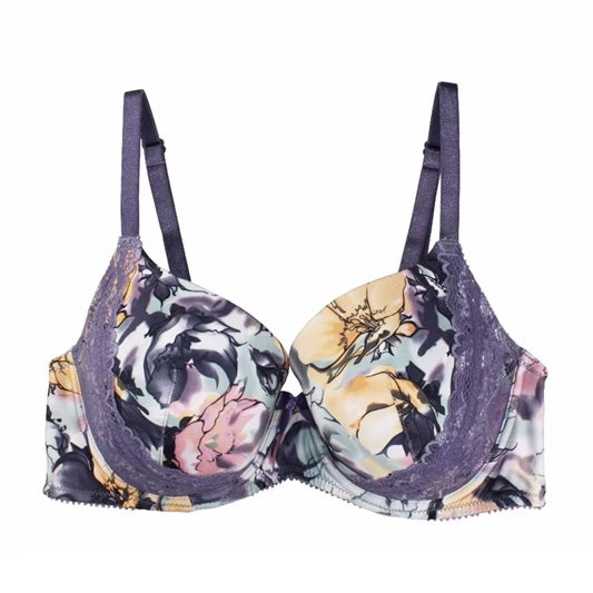 Big Size Women Bra Big Breast Push Up Sexy Lace And Printing Underwear High Quality Full Cup.