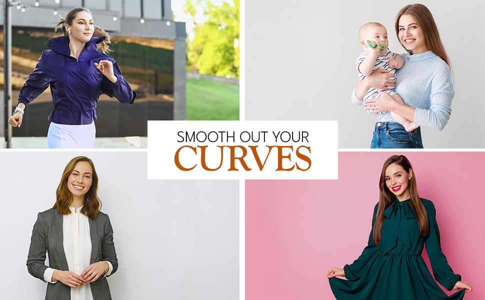 Curvear®️Shapewear Women Tummy Control Pants High Waist Thongs Body Shaper Underwear Crochet Panties