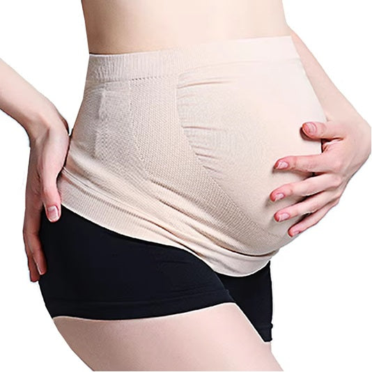 Curvear Pregnancy Support Belt, Maternity Belly Band Tight Weaves Nylon Improves Bearing Capacity High Elastic Fabric for Daily Use for Pregnant Women.