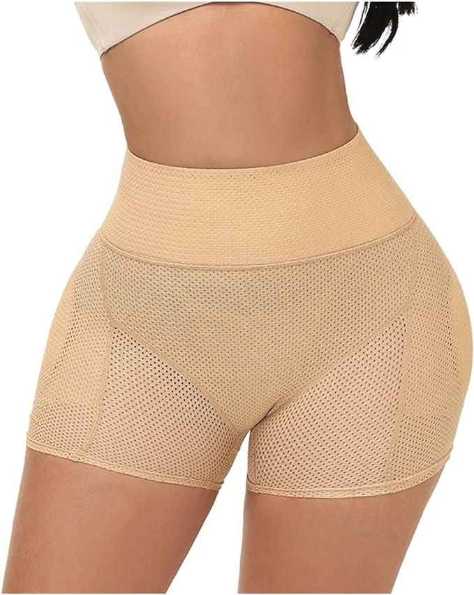 Curvear ®️Women and Girls Body Shaper Brief Girdle Padded Slimming Seamless Underwear Elastic Fake Butt Panties