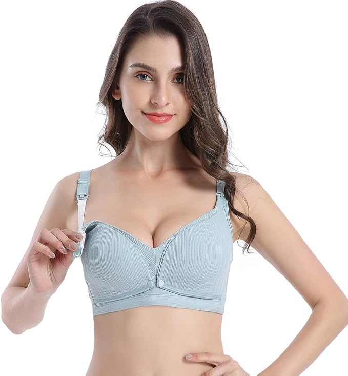 Curvear Wireless Maternity Bras for Women Nursing Bras Pregnancy Sleep Bralette Thin Comfortable Postpartum Bras
