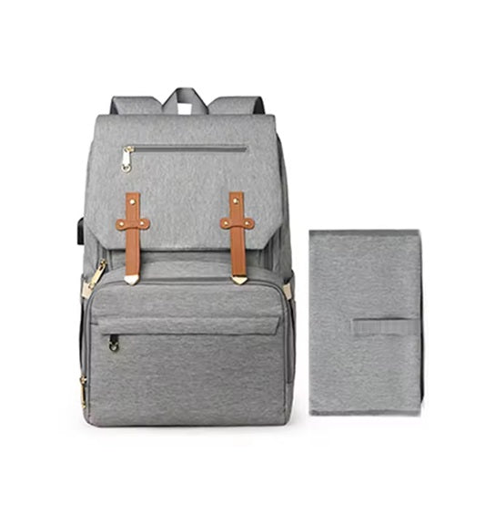 Curvear Diaper Bag Backpack, Maternity Nappy Changing Bags Multifunction Waterproof Travel Back Pack with Stroller Straps, Unisex and Stylish.