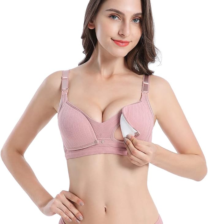 Curvear Wireless Maternity Bras for Women Nursing Bras Pregnancy Sleep Bralette Thin Comfortable Postpartum Bras