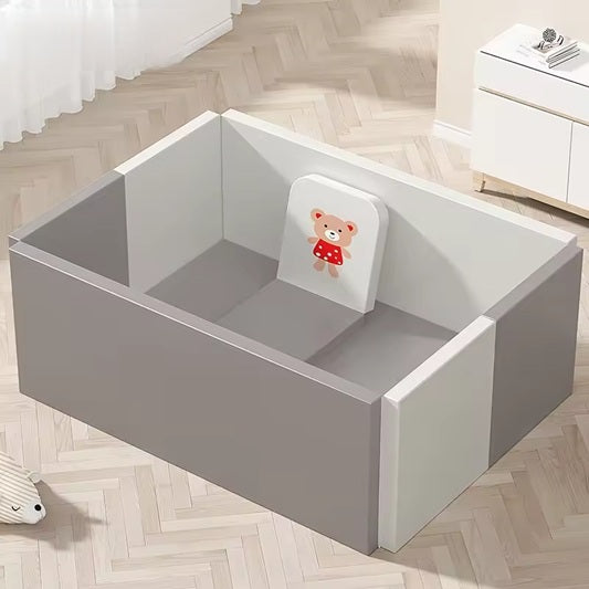 Curvear Home Baby Play Mat Soft Crawling Mat with Game Guardrail - Comfortable and Safe for Babies and Toddlers.