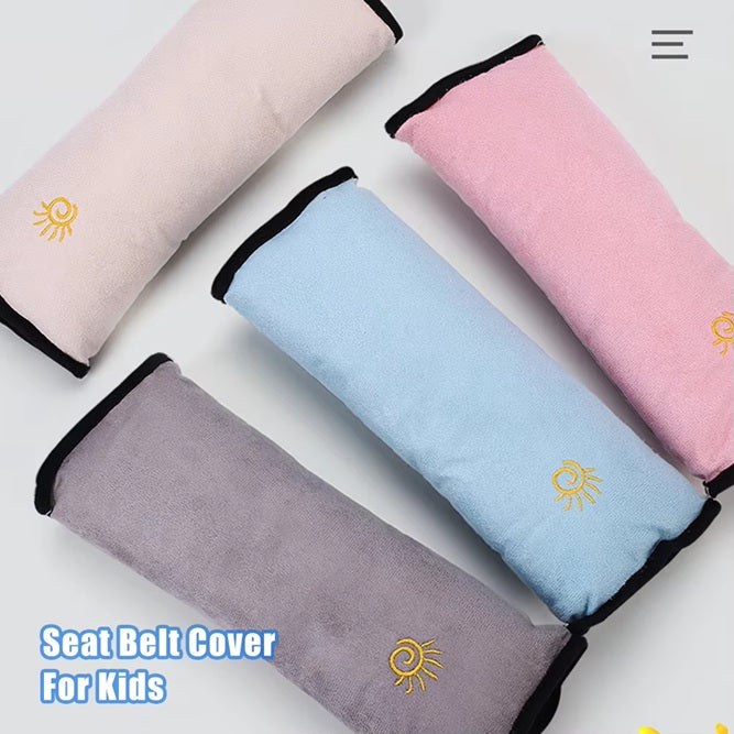 CUURVEAR Universal Car Seat Belt Cover Shoulder Cushion For Kids Adults Travel Pillow Safety Belt Cover Neck Protection Pad Accessories. 2 piece