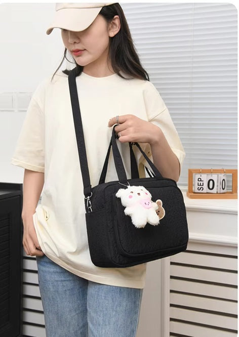 Curvear Little Mommy Bag New Korean Fashion Casual Mother and Baby Bag Cute Simple Mommy Shoulder Bag.