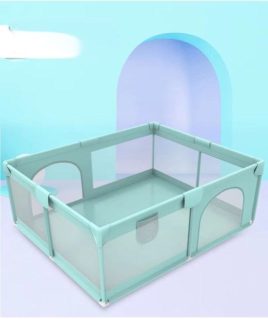 Curvear Baby Playpen, Large Play yard, Indoor & Outdoor Kids Activity Center with Anti-Slip Base, Sturdy Safety Play Yard with Breathable Mesh, Kid's Fence for Infants Toddlers .