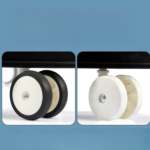 Curvear Baby rollover prevention O-shaped leg mute wheel multifunctional height-adjustable folding installation-free walker.