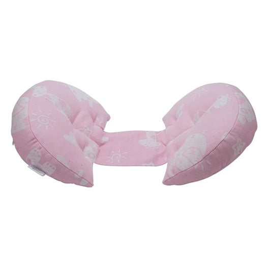 Curvear Simple Pure Color Cotton Linen Pregnancy Pillow Pregnancy Side Sleeping Waist Support Pillow Universal U-shaped Maternity Pillow.